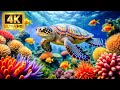 4K Underwater Wonders + Relaxing Music - The Best 4K Sea Animals for Relaxation