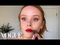 Abigail Cowen’s Effortless Red Lip & Guide to Red Haired Beauty | Beauty Secrets | Vogue