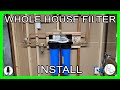 How to Install a Whole House Water Filter (iSpring WGB22B 2 stage, WSP-50SL)