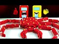 Giant King Crab Mukbang ASMR With Among Us IRL | Lego In Real Life | Bricks World Stop Motion