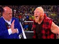 May 1, 2024 | finally  Brock Lesnar returns and brutally attacks solo | Paul Hyman Helps Brock