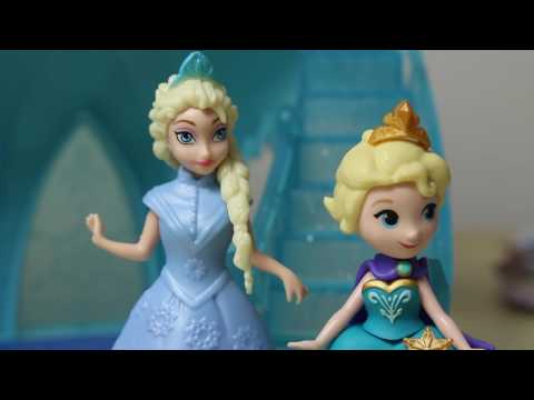 Frozen! Zamek Elsy & MagiClip Anna & Bałwan z Play Doh ☃️ Disney Thumbnail