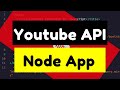 Node.js Express Youtube Data API V3 Upload Video to Youtube in Javascript Full Project For Beginners