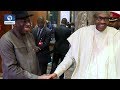 Goodluck Jonathan Meets With Buhari Behind Closed Door