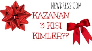 Newdress.com Çekiliş Sonucu