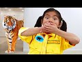 Emma and Andrew Learns about Animals and Animal Names for Kids | Fun Educational Pretend Play Video