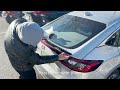 How to install Honda Civic Hatchback Rear Spoiler Trunk Spoiler