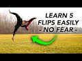 Learn 5 Easy Flips ASAP - How to Do Without Just Sending!