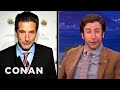 Simon Helberg Channels Nic Cage, Billy Baldwin & Ben Stiller | CONAN on TBS