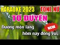 Tơ Duyên Karaoke Tone Nữ Karaoke Đăng Khôi - Beat Mới