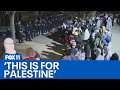 UCLA students detained on campus during pro-Palestine protest