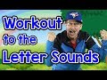 Workout to the Letter Sounds | Version 2 | Letter Sounds Song | Phonics for Kids | Jack Hartmann