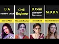 Qualification Of Ullu Web Series Actress | #DataLibrary