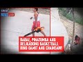 Babae, pinatumba ang delikadong basketball ring gamit ang chainsaw! | GMA Integrated Newsfeed