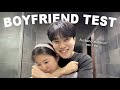 Testing my Korean boyfriend at his parents' house *VLOG*