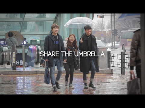 JAYKEEOUT Share the Umbrella Experiment in Korea
