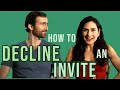 Politely Declining Invitations in English with Confidence and Kindness