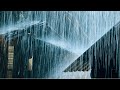 💤 Fall Asleep Fast In 3 Minutes With Torrential Rain On Tin Roof & Powerful Thunder Sounds At Night