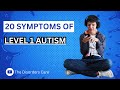 20 symptoms of Level 1 autism - The Disorders care