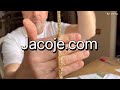 JACOJE BYZANTINE 5.5 MM 24” SOLID 14K GOLD CHAIN