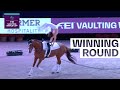 Manon Moutinho 🇫🇷 takes crown first time ever! | Winning Round | FEI Vaulting World Cup™ Final 2022