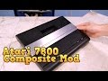 Atari 7800 Composite Mod and Review