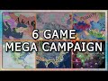 6 Game Mega Campaign - Imperator to CK3 to EU4 to Vic3 to Hoi4 to Stellaris - 3388 years!