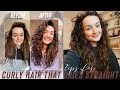 HOW TO STOP CURLY AND WAVY HAIR FROM DRYING STRAIGHT / 2a hair