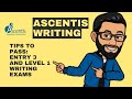 Pass your Ascentis Writing Exams at Entry 3 and Level 1 (ESOL) with a smile 😁