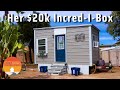 Achieved her dream after being SCAMMED! Her Incred-I-Box Tiny Home