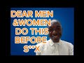 5 Things A Man & Woman Must Do Before S***X.✊ (Secrets To Consider before having sex)