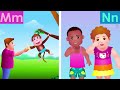 Phonics Song with TWO Words   A For Apple   ABC Alphabet Songs with Sounds  Английский Алфавит