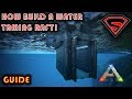 ARK HOW TO BUILD A WATER TAMING RAFT 2020 - BUILDING AN ALL-PURPOSE WATER TAMING RAFT