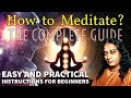 How to MEDITATE for BEGINNERS at home? || Paramahansa Yogananda