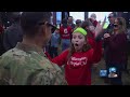 Williamsburg soldier surprises daughter after nine month deployment overseas