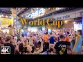 FIFA World Cup: England vs Iran in Saigon Vietnam - 4K Walking Tour in Bui Vien