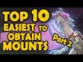 Top 10 Easiest Mounts to Obtain in WoW (Part 2)