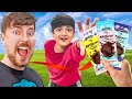 Surprised my subscribers with Mrbeast chocolate bar.