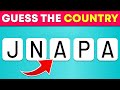 🚩 Can You Guess the Country by its Scrambled Name? 🌎