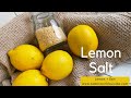 How to make Lemon salt at home। Lemon salt recipe