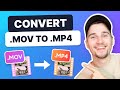 How to Convert MOV to MP4 | FREE Online Video Converter