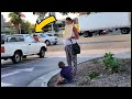 When She Sees Car Stop For Pregnant Panhandler, She Doesn’t Hesitate