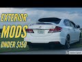 9th Gen Honda Civic Si Exterior Mods Under $150