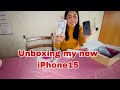 UNBOXING IPHONE15 || Gift from my husband || Pinay in Germany 🇩🇪