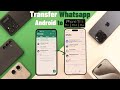 Transfer WhatsApp From Android To New iPhone 15! [Official Method]