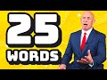 TOP 25 BEST WORDS for JOB INTERVIEWS! (How to PREPARE for a JOB INTERVIEW!)