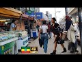 በሰው የተጨናነቀው አውቶብስ ተራ , 🇪🇹 Addis Ababa walking Tour 2024 , Ethiopia