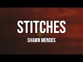 Stitches - Shawn Mendes (Lyric Video) 🦈