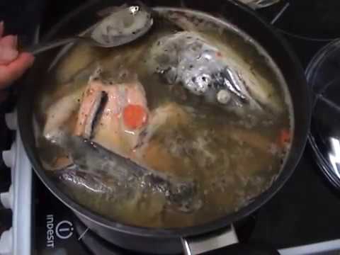 Как сделать уха из головы рыбы Как сделать уха из головы рыбы