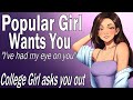 Popular College Girl Wants to be With You [ASMR Roleplay] [Confession] [Strangers to Something More]